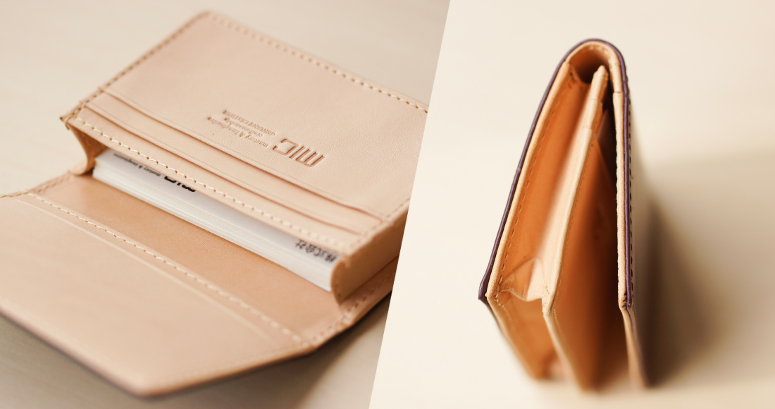 「名刺切れは絶対に起こさない…！」たっぷり入る通しマチタイプ