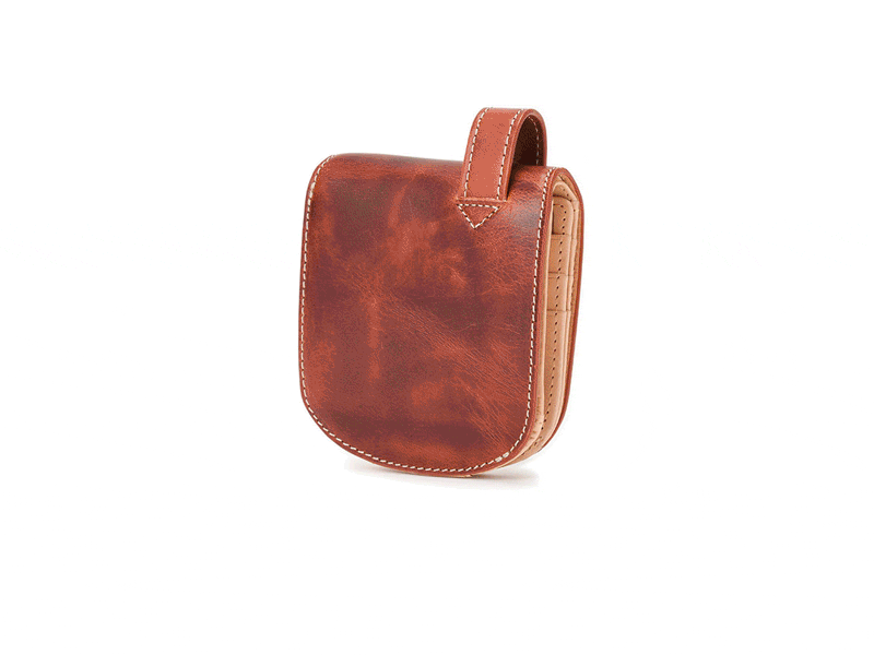 バグッダ ヒップポケット革財布(小銭入れ付き)