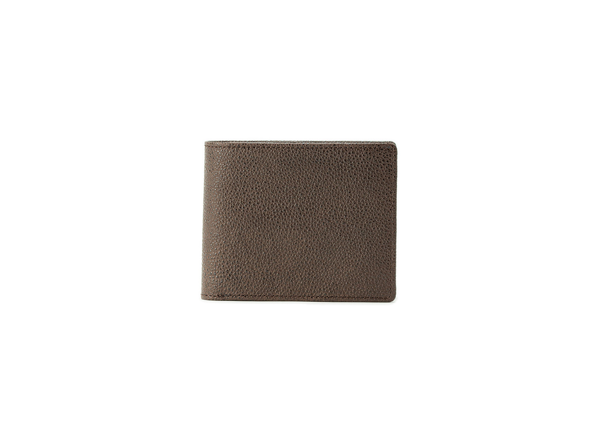 黒桟革 漆 札入れ | 革財布のお店mic (ミック)