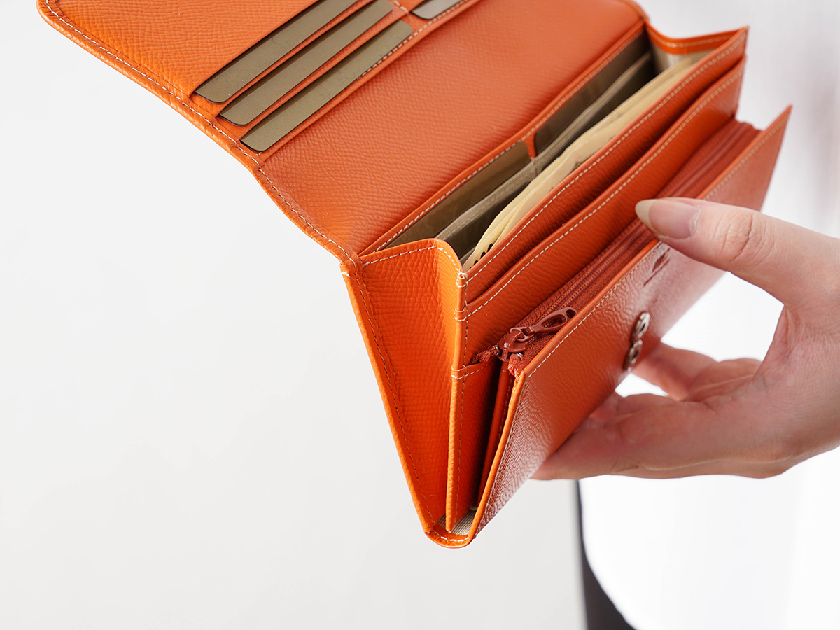 エンボス　中L字ファスナー長財布_main_detail_image