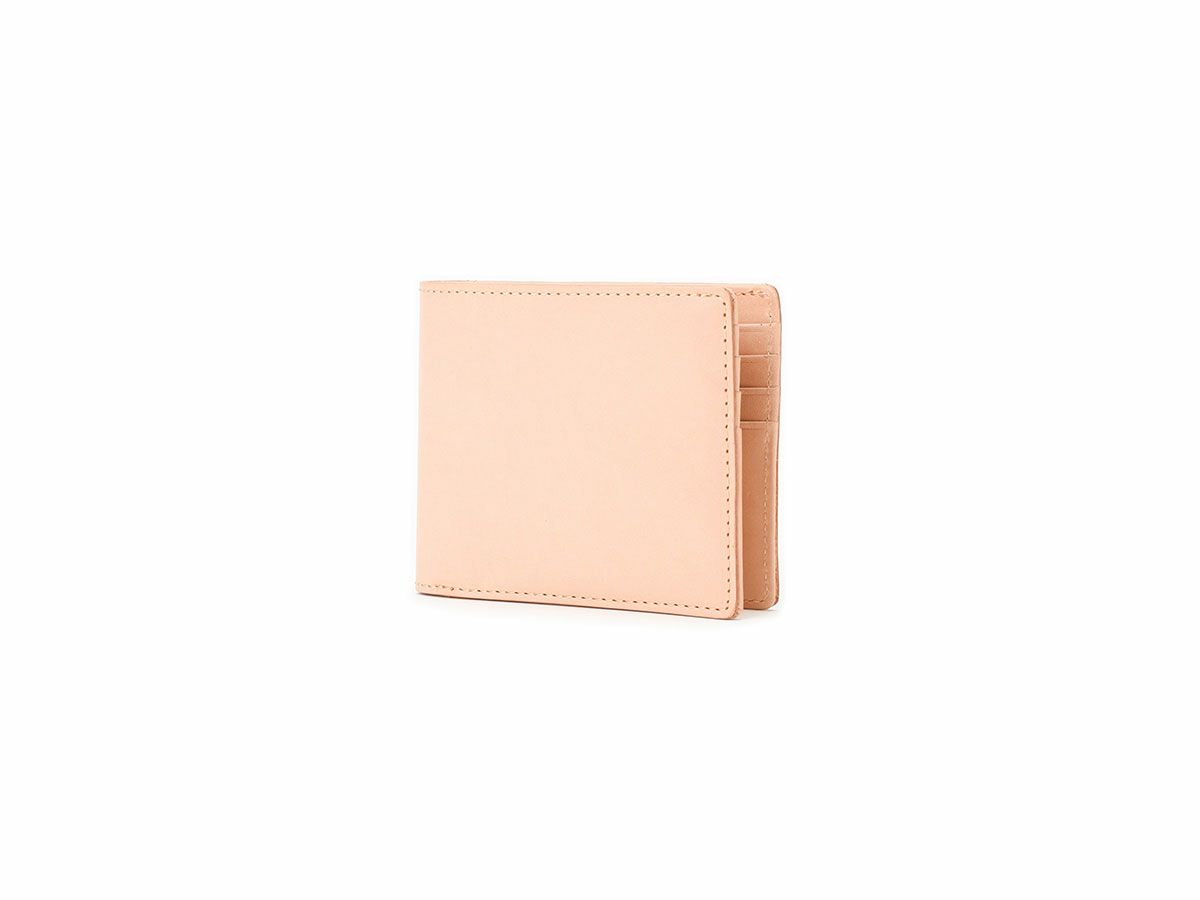 グレージングヌメ　二つ折り財布（小銭入れ無し）