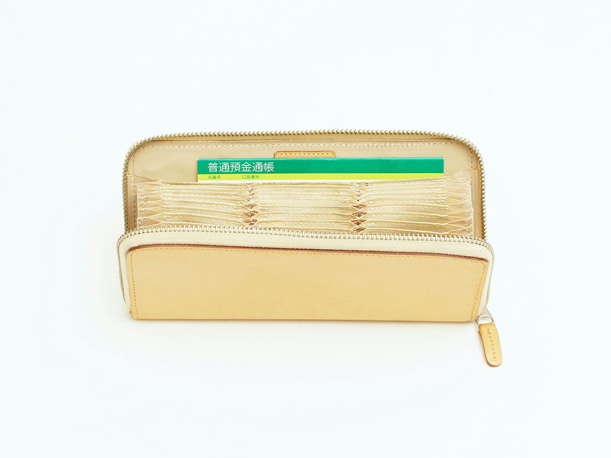 グレージングヌメ　ジャバラカードケース(特大) 