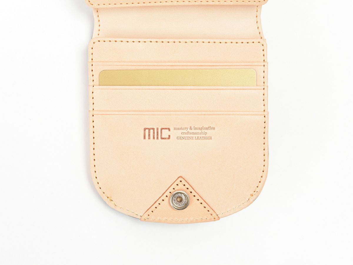 ブライドルレザー　ヒップポケット革財布（小銭入れ無し）