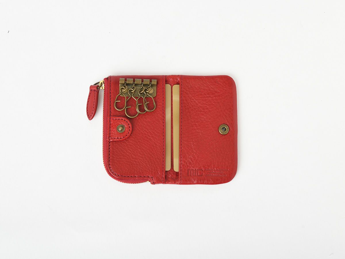 ブレターニャヴァケッタ L型ファスナー付きキーケース