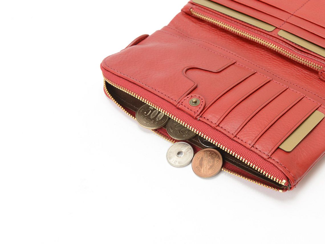 ブレターニャヴァケッタ L型ファスナー長財布