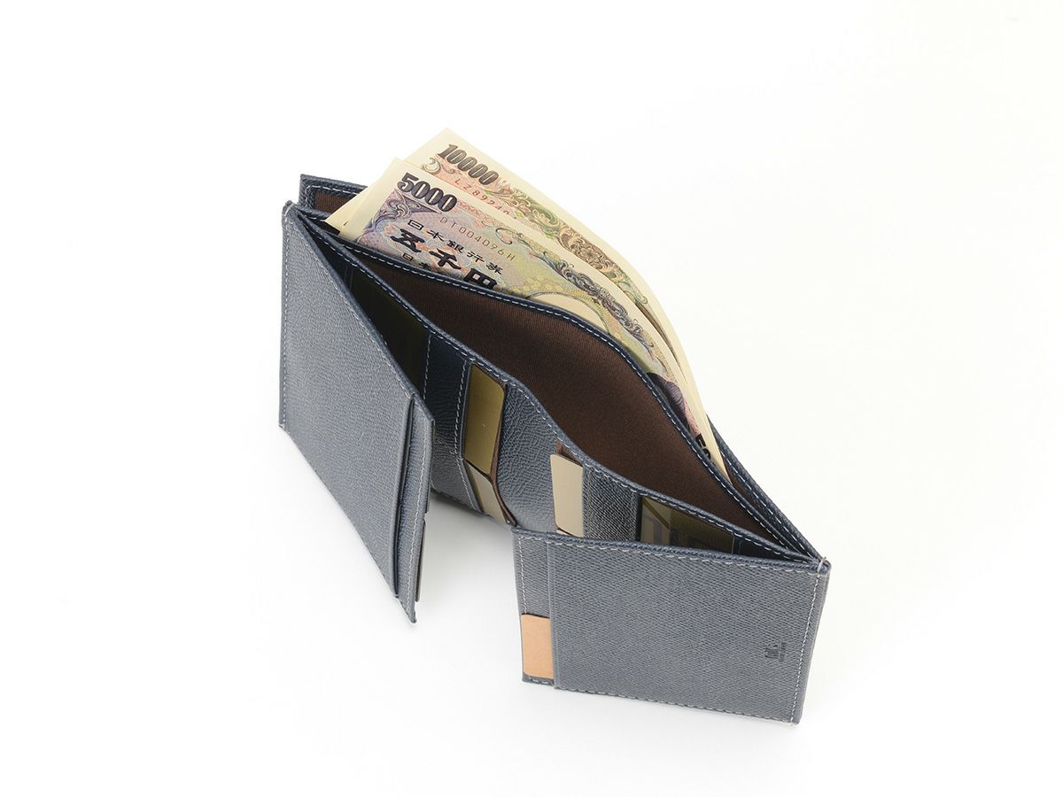 エンボス　カード収納札入れ