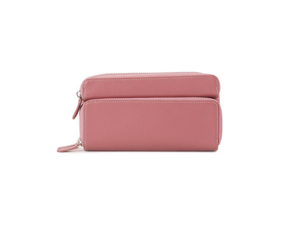 エンボス　マルチウォレット　モーブピンク