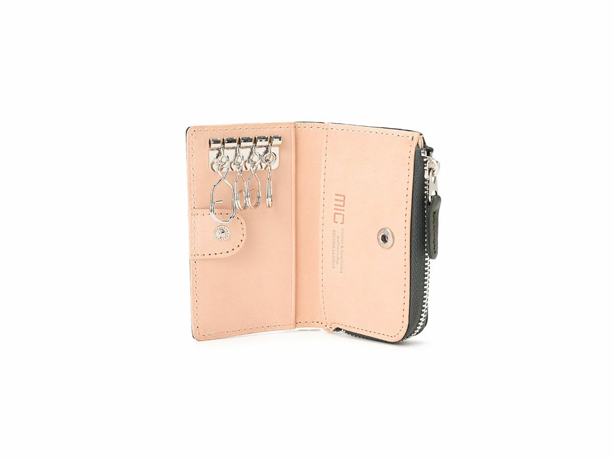 ペコスショルダー　L型ファスナー小銭入れ付きキーケース