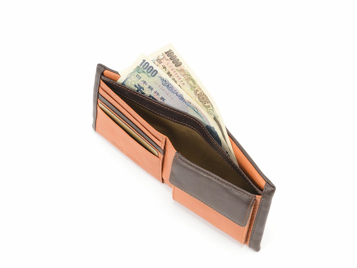 マイルドキップ　二つ折り革財布