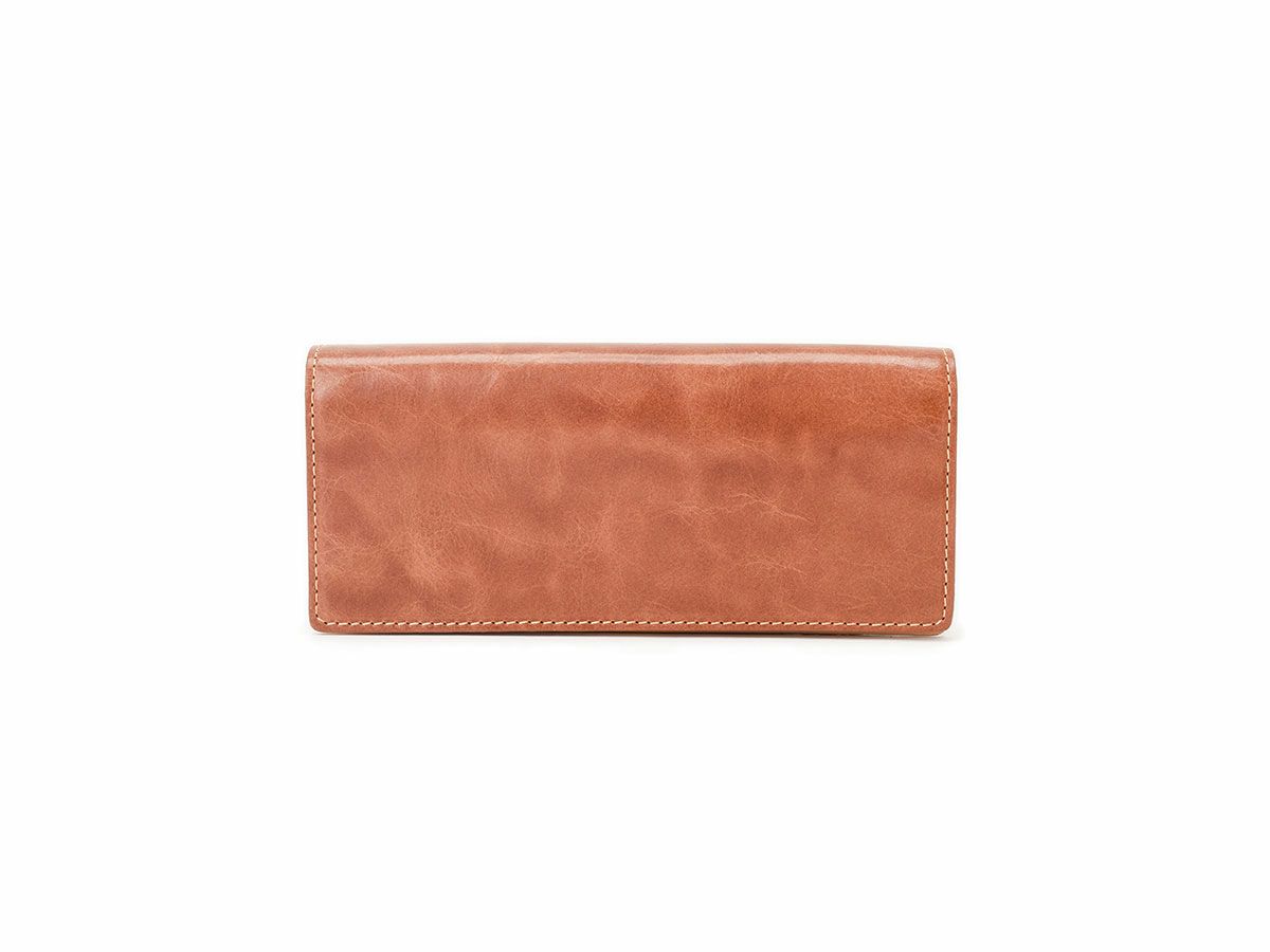 バグッダ　パス窓付き長財布 キャメル