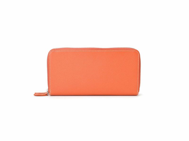 エンボス Wラウンドファスナーマルチウォレット | 革財布のお店mic