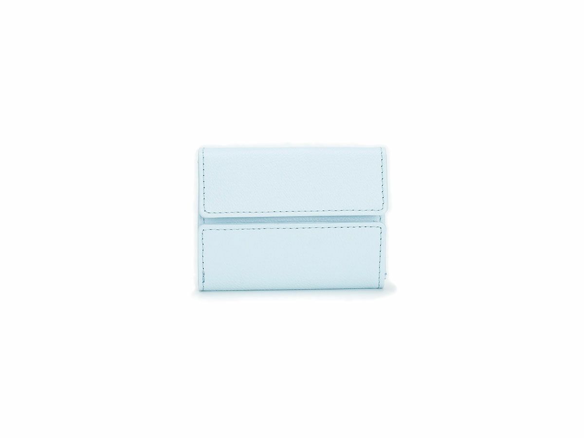 パーム スーパーコンパクト札入れ　スカイブルー