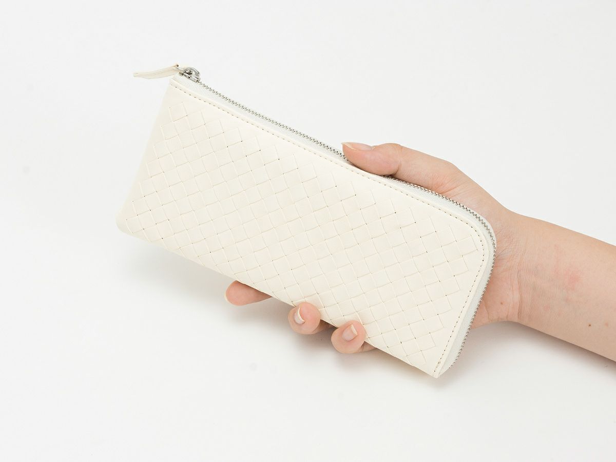 ソフトメッシュ L字ファスナー長財布