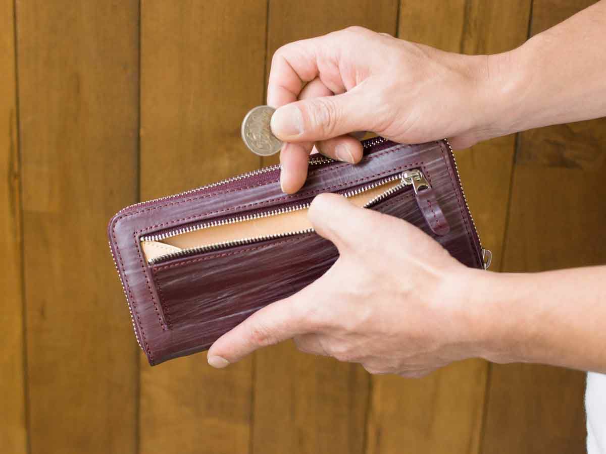 ブライドルレザー　スマートマルチウォレット