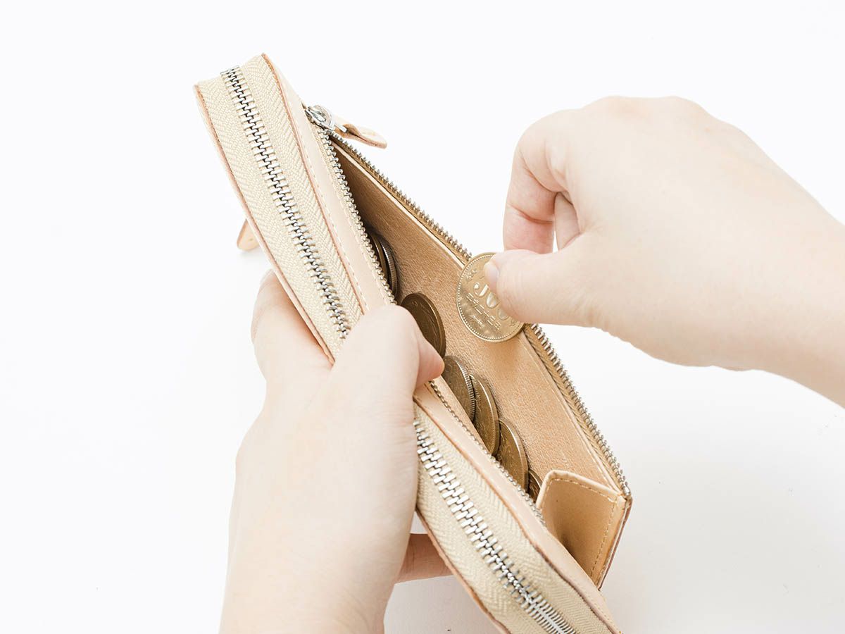 グレージングヌメ　スマートマルチウォレット　