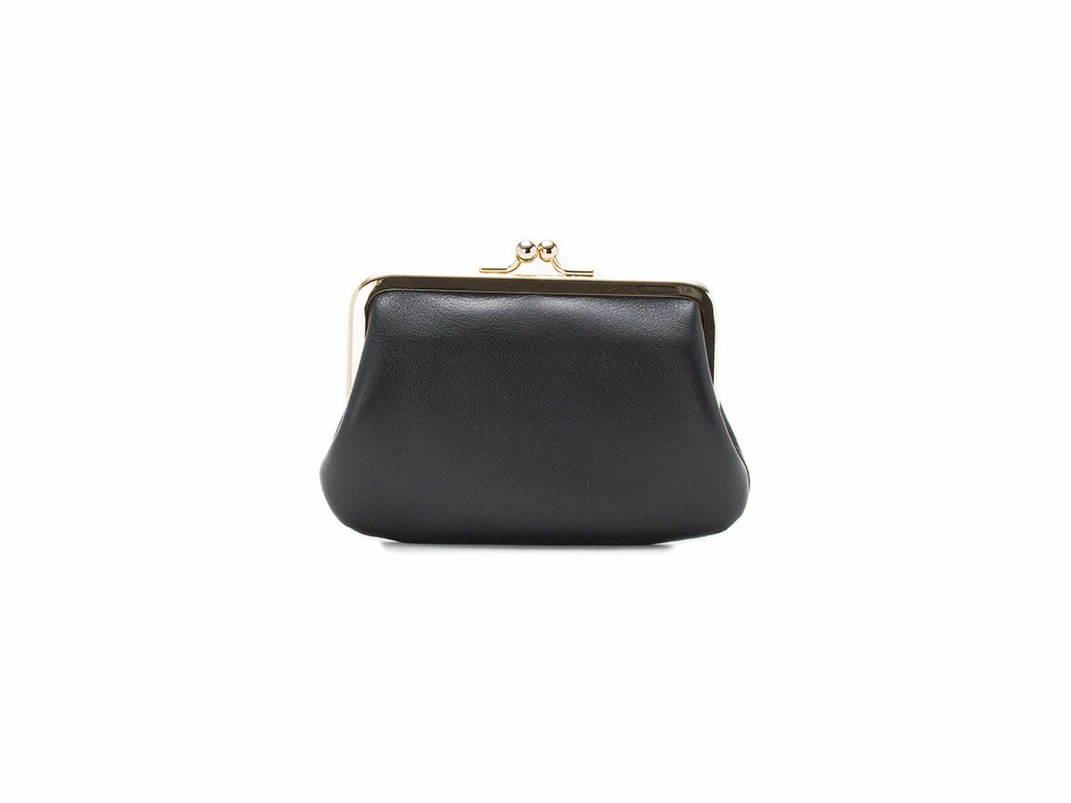 フェルモ　がま口マルチポーチ｜ブラック