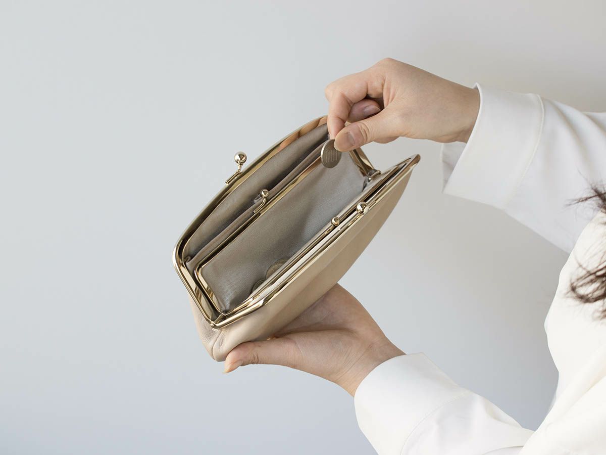  フェルモ　親子がま口長財布