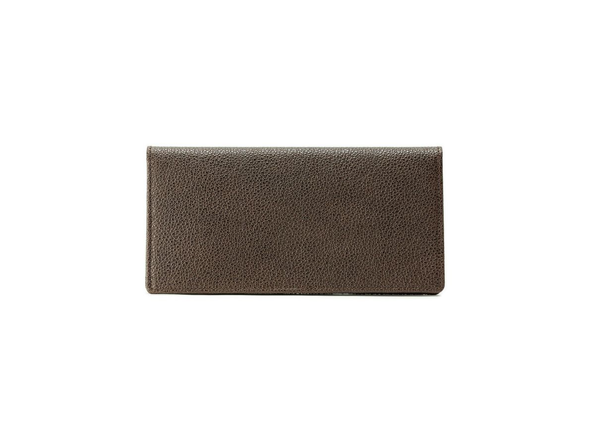 黒桟革 漆 単束入れ｜チョコ