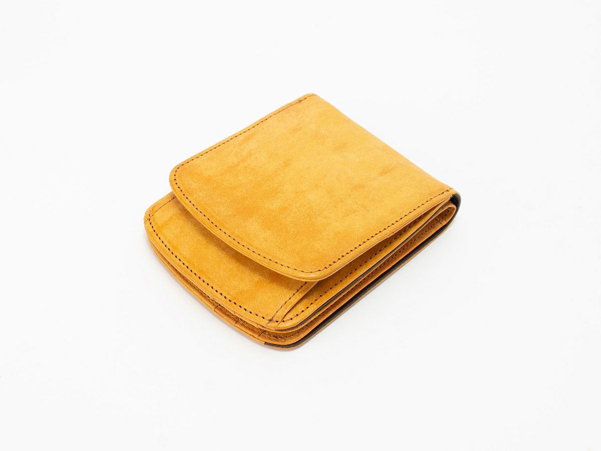 マヤ　外ボックス小銭入れ付き二つ折り財布