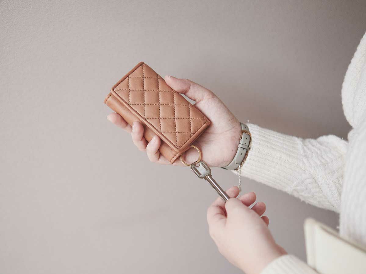 ラムキルティング　キーケース