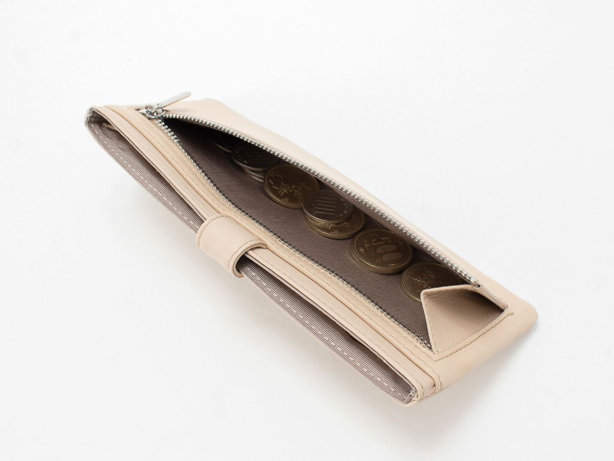 ソフトメッシュ　薄型長財布(小銭入れ付き)