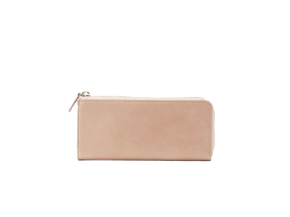 ルミエ　コンパクトL字ファスナー長財布　ピンク