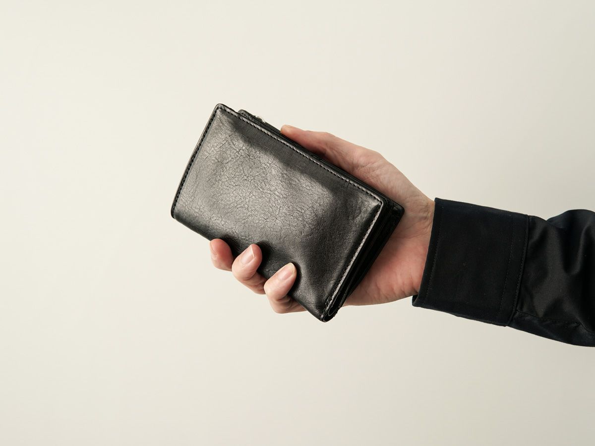 ヴァケッタルクス　外L字ファスナー二つ折り財布