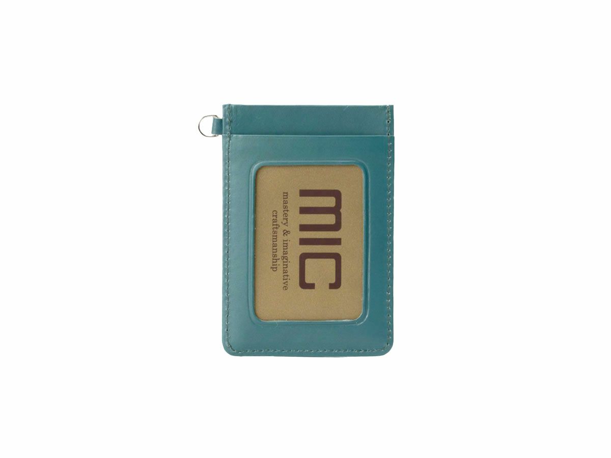 ペーパープルアップ　パスケース｜ブルーグリーン
