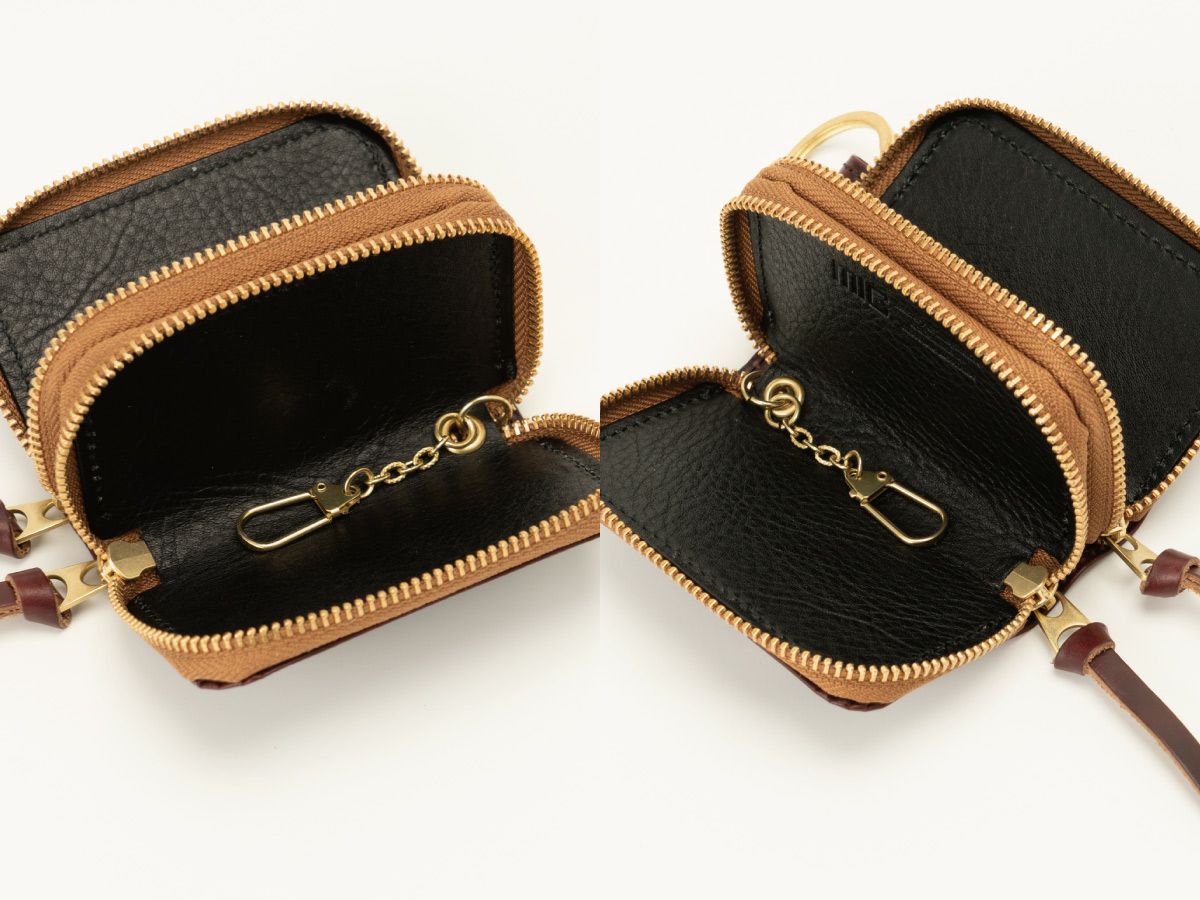 クロムエクセル　ダブルファスナーキーケース