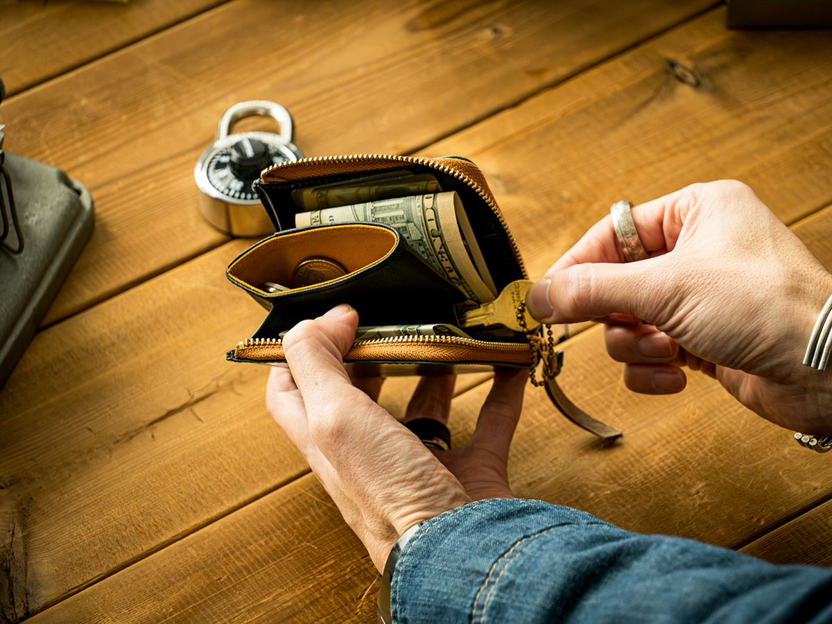 クロムエクセル　ミニL字ファスナー財布