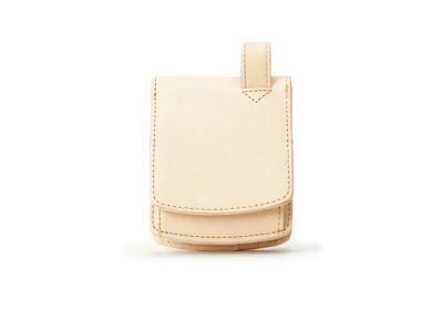 ナチュラルヌメ　外ボックス小銭入れヒップポケット革財布