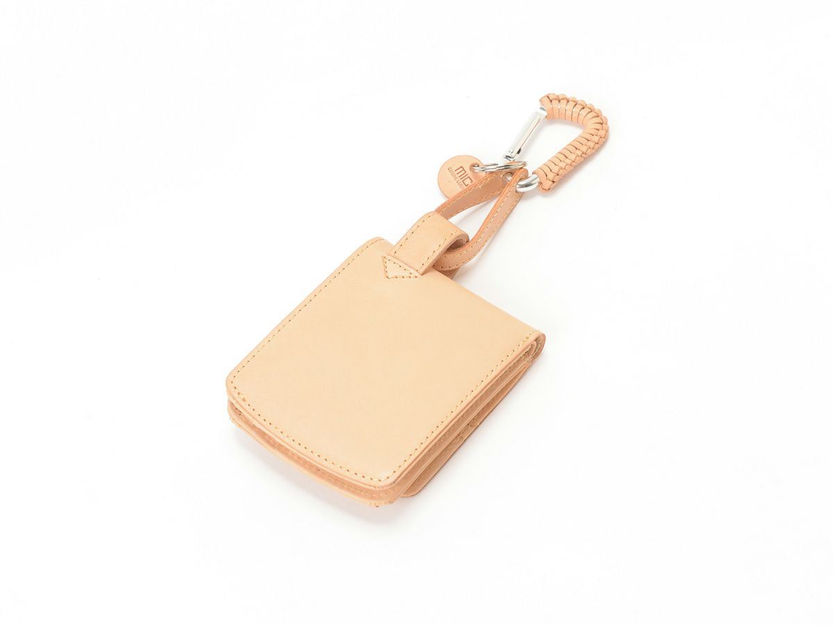 ナチュラルヌメ　外ボックス小銭入れヒップポケット革財布