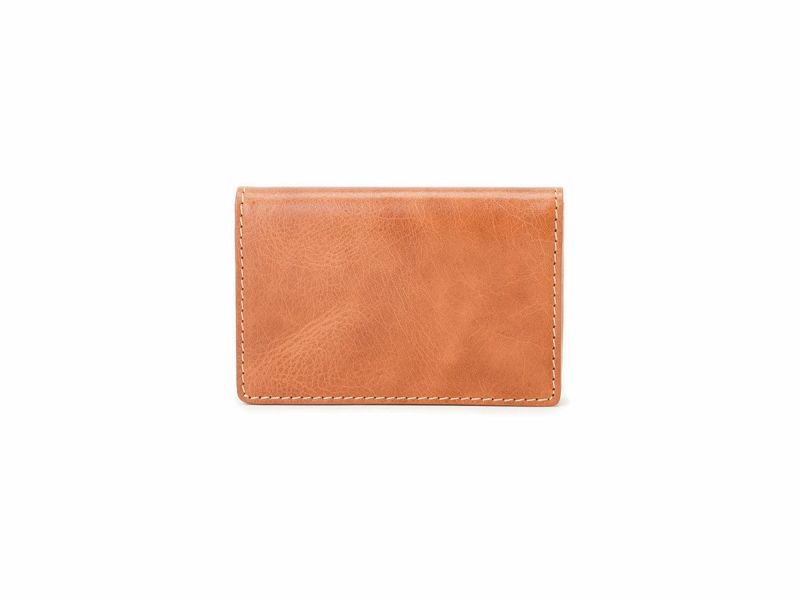 バグッダ　名刺入れ｜キャメル