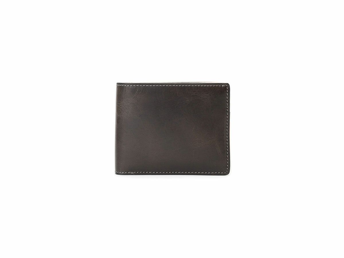 バグッダ　二つ折り革財布（小銭入れ付き）｜ブラック