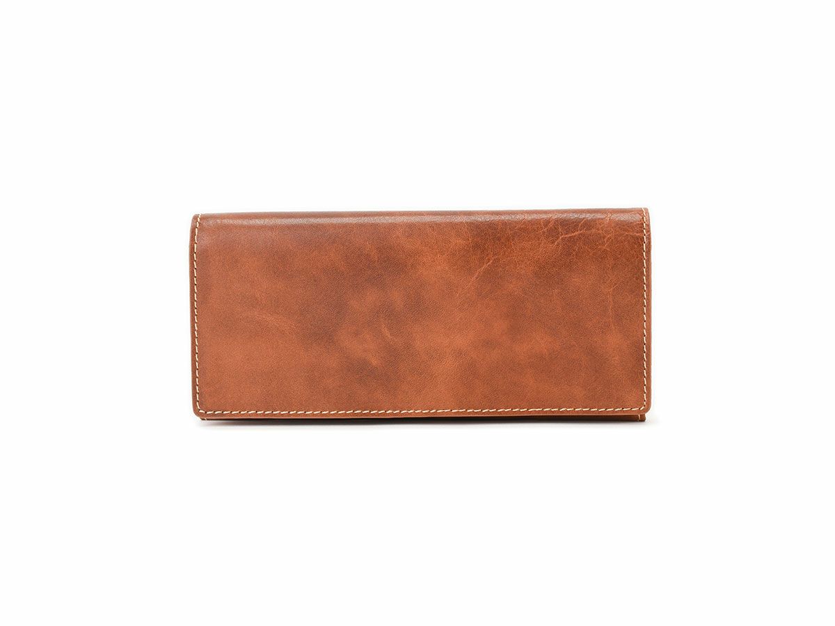 バグッダ　長財布（小銭入れ付き）｜キャメル