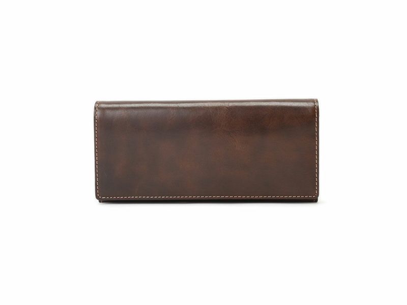 バグッダ　長財布（小銭入れ付き）｜チョコ