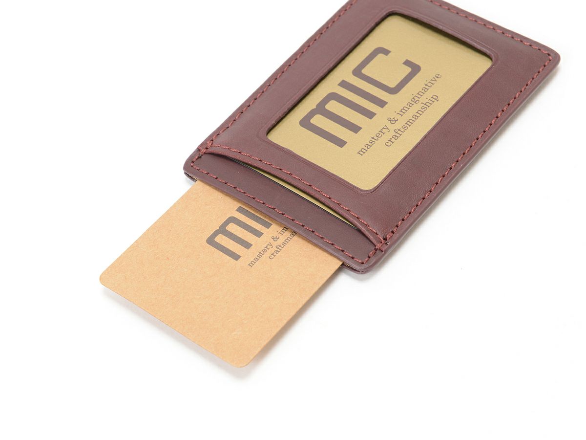 ブライドルレザー　単パス入れ