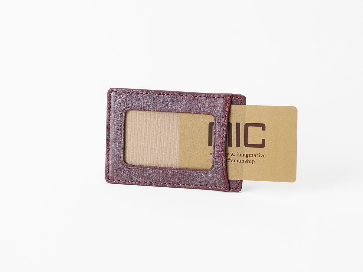 ブライドルレザー　単パス入れ