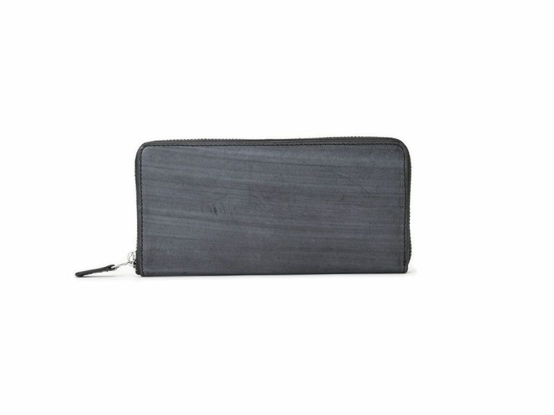 ブライドルレザー　ラウンドファスナー長財布