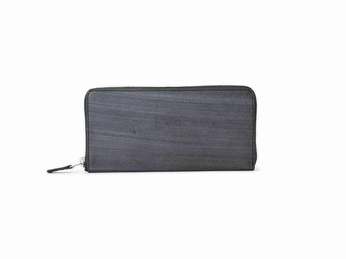 ブライドルレザー　ラウンドファスナー長財布