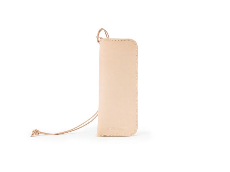 ナチュラルヌメ　メガネケース